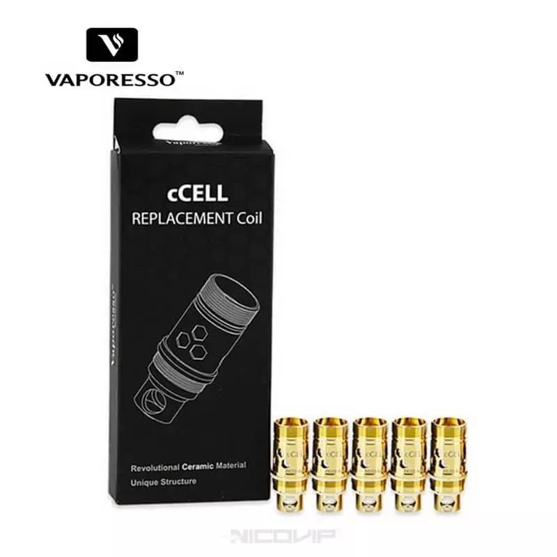Pack 5 résistances CCELL 0,6 ohm Vaporesso 3445 A1A