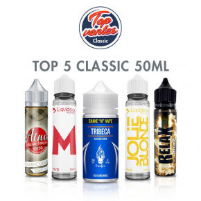 Top 5 e-liquides Classic 50 ml