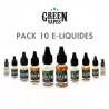 Pack 10 e-liquides Green Vapes 3549