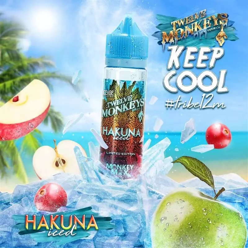 Iced Hakuna Twelve Monkeys 50ml 1858  (J 28A)
