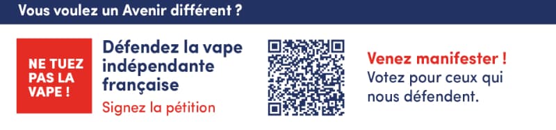 Signez la pétition pour sauver la vape