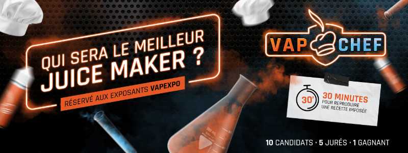 Concours mixologie Vap Chef à la Vapexpo 2024