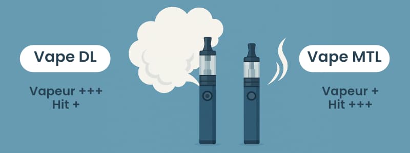 Vape MTL ou DL