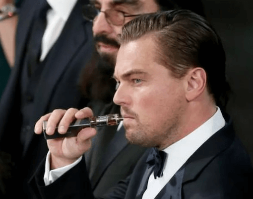 Leonardo DiCaptrio cigarette électronique