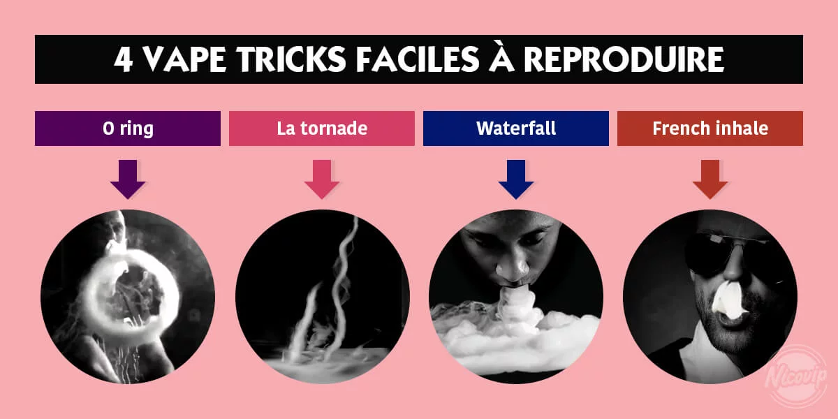 Vape tricks faciles avec une cigarette électronique