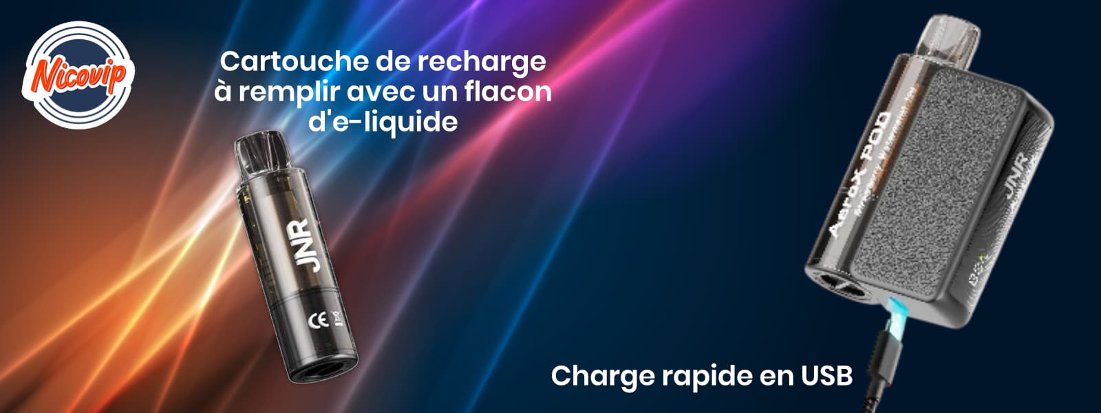 Recharge d'une puff JNR