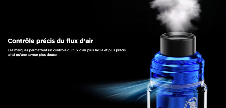 Clearomiseur Z Fli geek Vape airflow