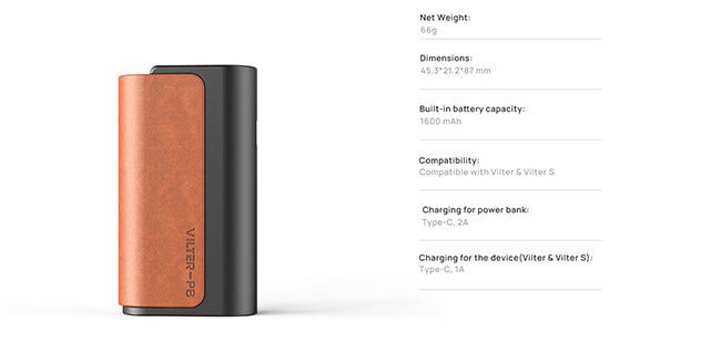power bank vilter s caractéristiques
