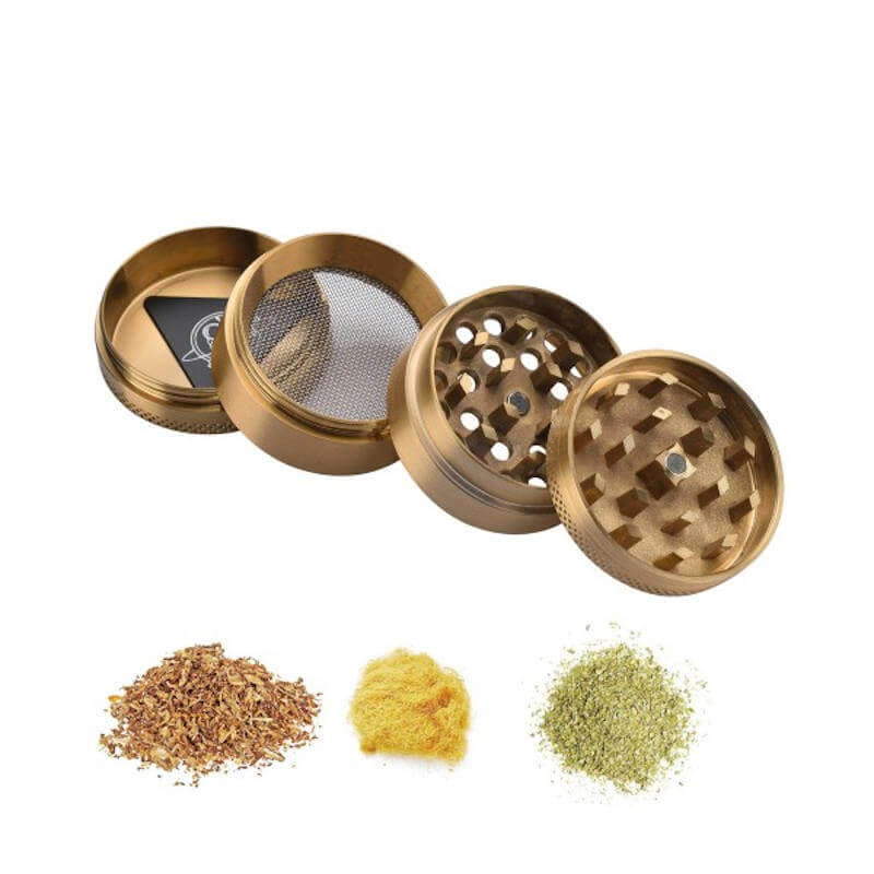 Grinder Gold 40mm Champ High étages, filtre à pollen