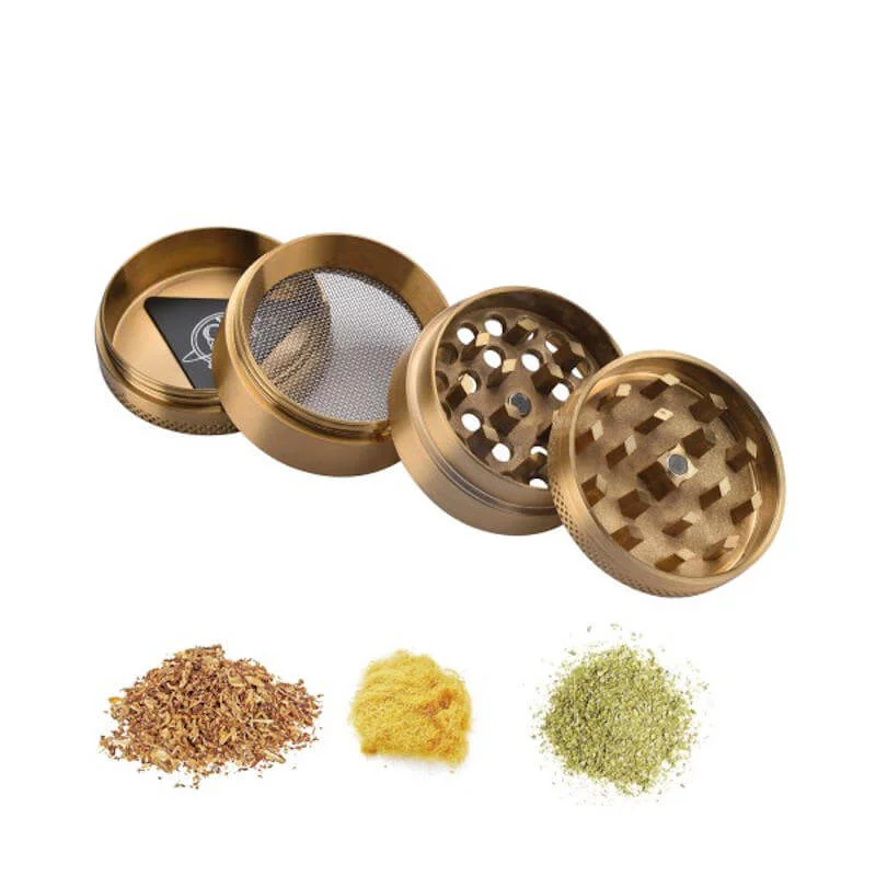 Grinder Gold 40mm Champ High étages, filtre à pollen