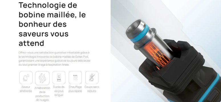 résistance mesh du Gotek Nano Aspire