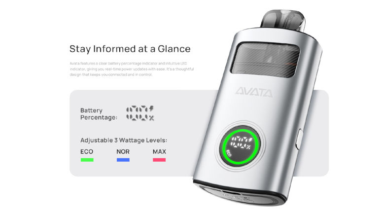 Kit Pod Avata Aspire modes
