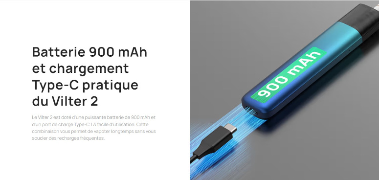 Kit Pod Vilter 2 Aspire batterie