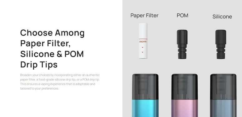 Kit Pod Vilter 2 Aspire embouts