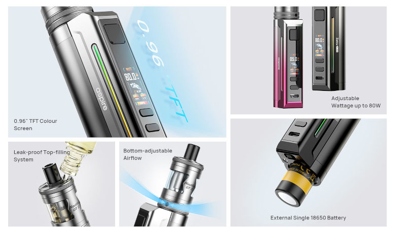 Zelos X80 Aspire prise en main