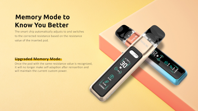 Mémoire intelligente kit pod novo gt Smok