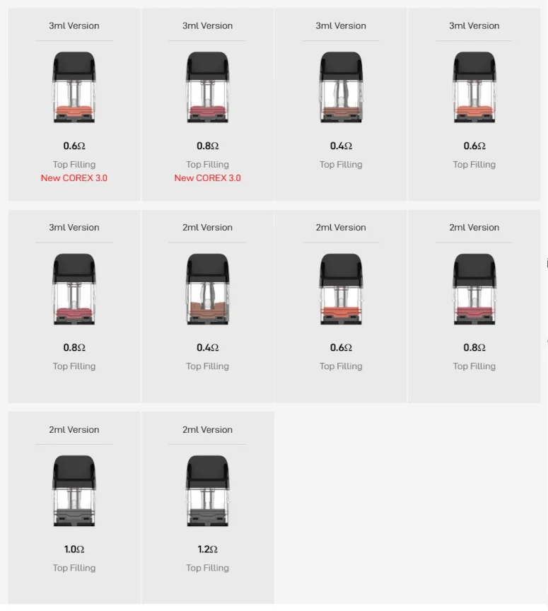 Kit XROS 5 Vaporesso cartouches