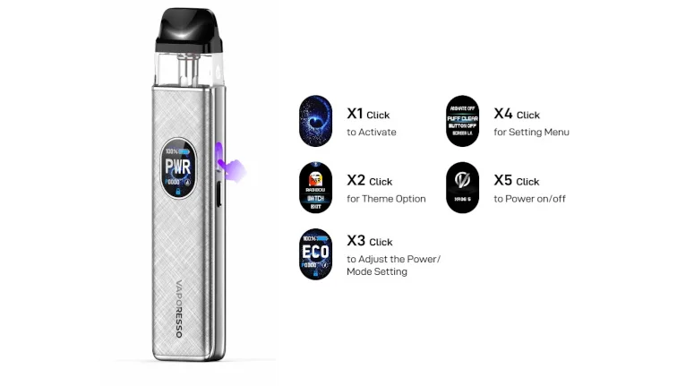 Kit XROS 5 Vaporesso utilisation