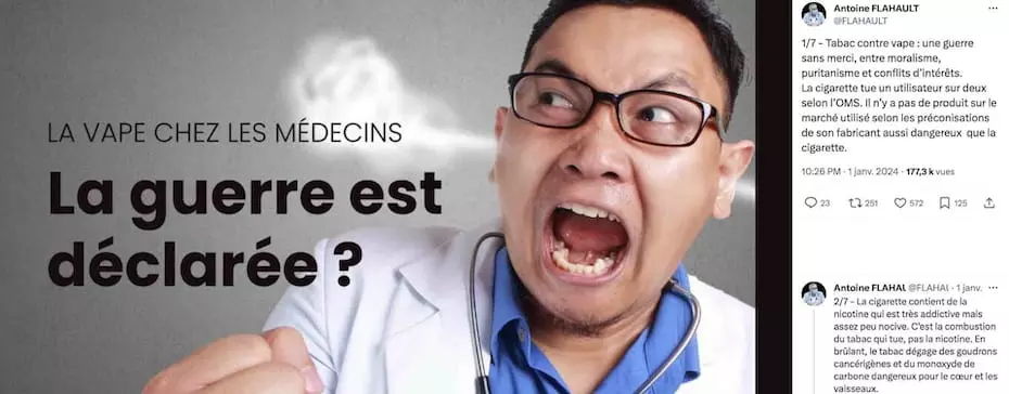 Un médecin français défend la cigarette électronique
