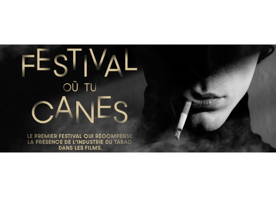 L’Alliance contre le tabac dénonce la présence du tabac à l’écran avec « Le Festival où tu Canes »