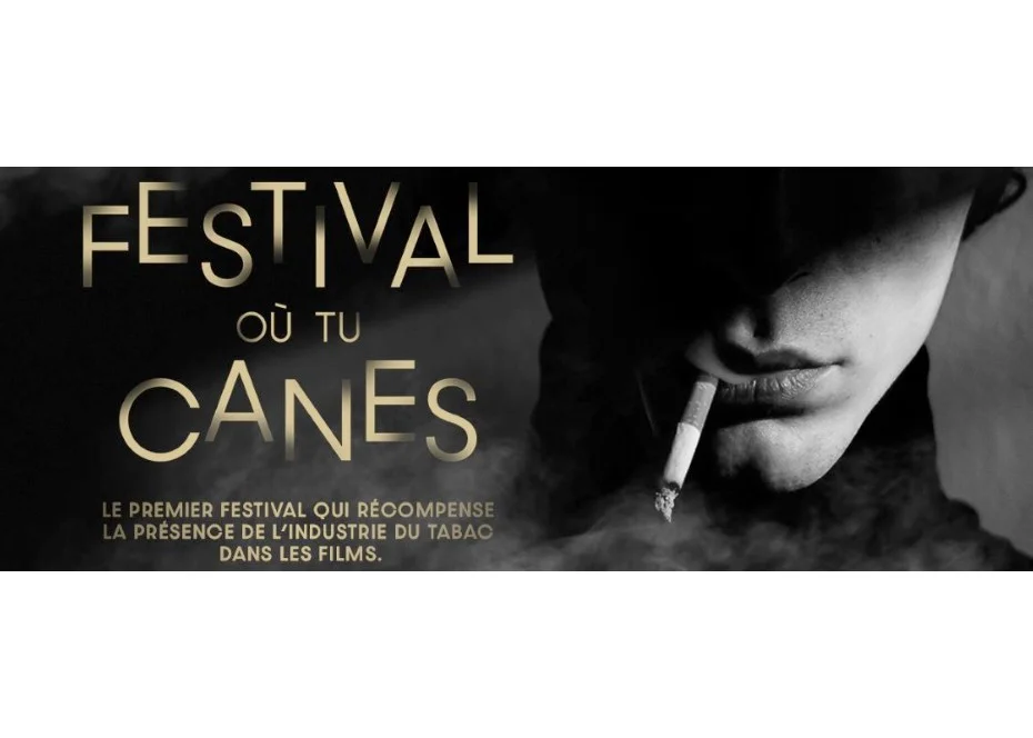 L’Alliance contre le tabac dénonce la présence du tabac à l’écran avec « Le Festival où tu Canes »