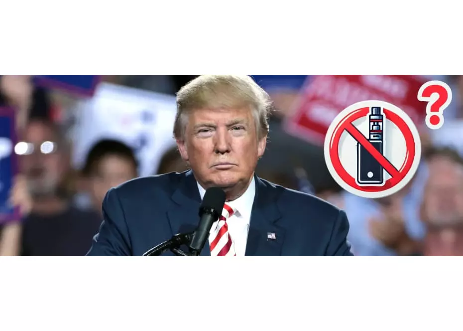 Donald Trump déclare qu’il va sauver la vape