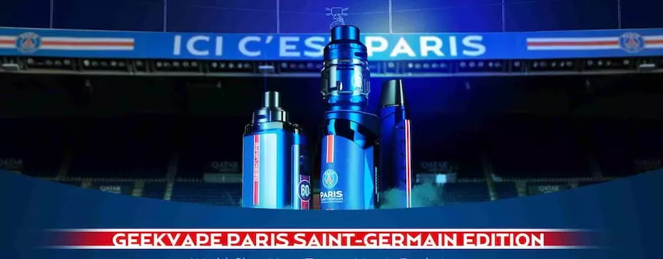 Fan de foot ? Découvrez la e cigarette PSG GeekVape !