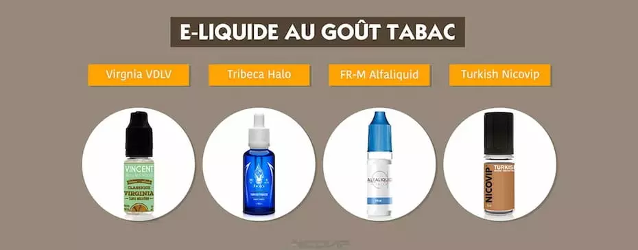Quel e-liquide ressemble le plus au tabac ?
