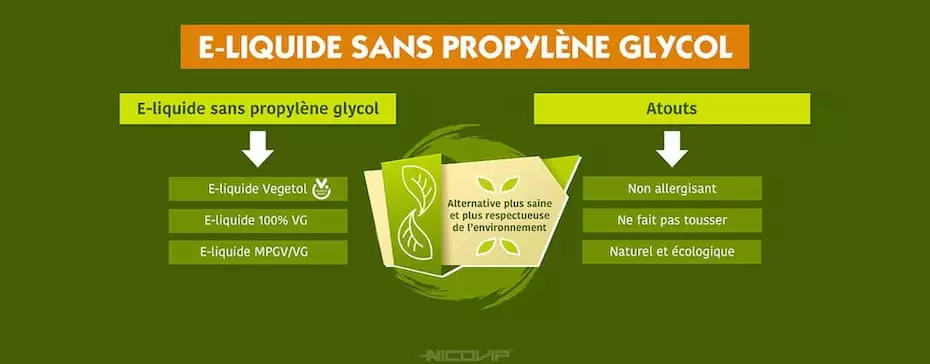 E-liquide sans propylène glycol pour une vape plus saine