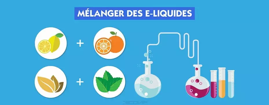 Comment mélanger plusieurs e-liquides ?