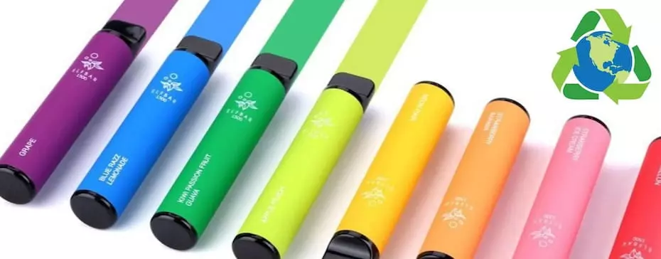 Où jeter sa cigarette électronique jetable puff ?