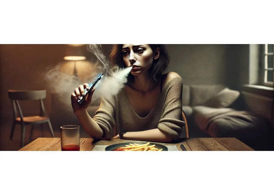 Vapoter a-t-il un effet coupe-faim ?